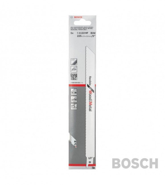 HOJA SERRUCHO SABLE S1122 HF x 5u
